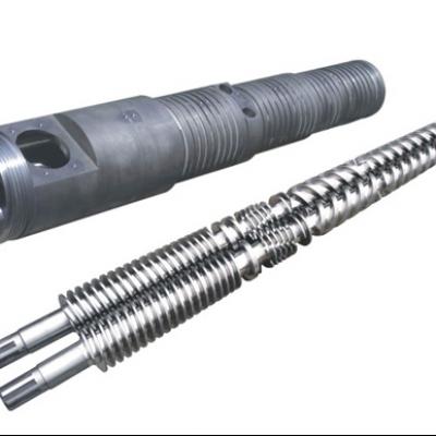 Conical twin screw &barrel