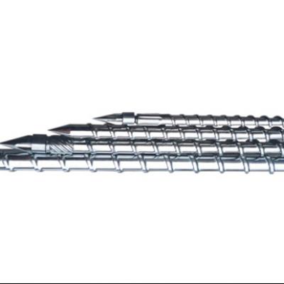 Screw of an injection machine